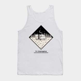 Im Unplugging Camping Tank Top